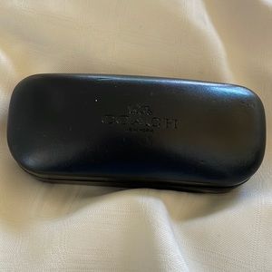 Coach Hard Shell Black Glasses Case